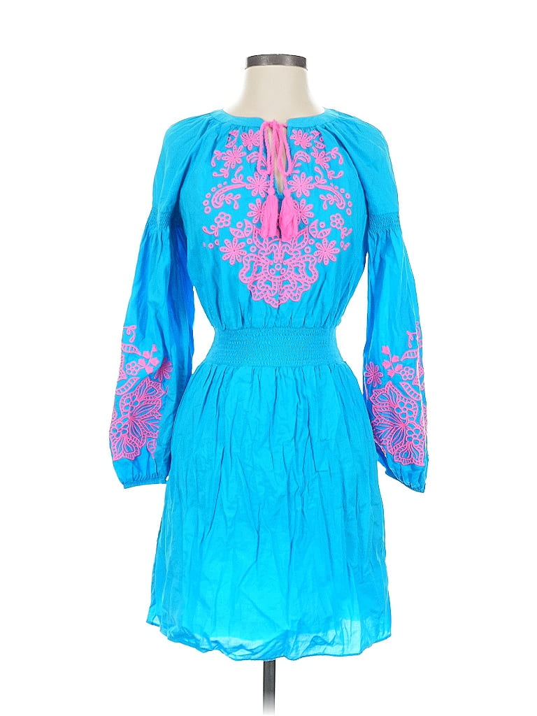Blouse Designer By Lilly Pulitzer In Blue, Size: Xs