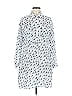Bebe 100% Polyester White Casual Dress Size M - photo 1