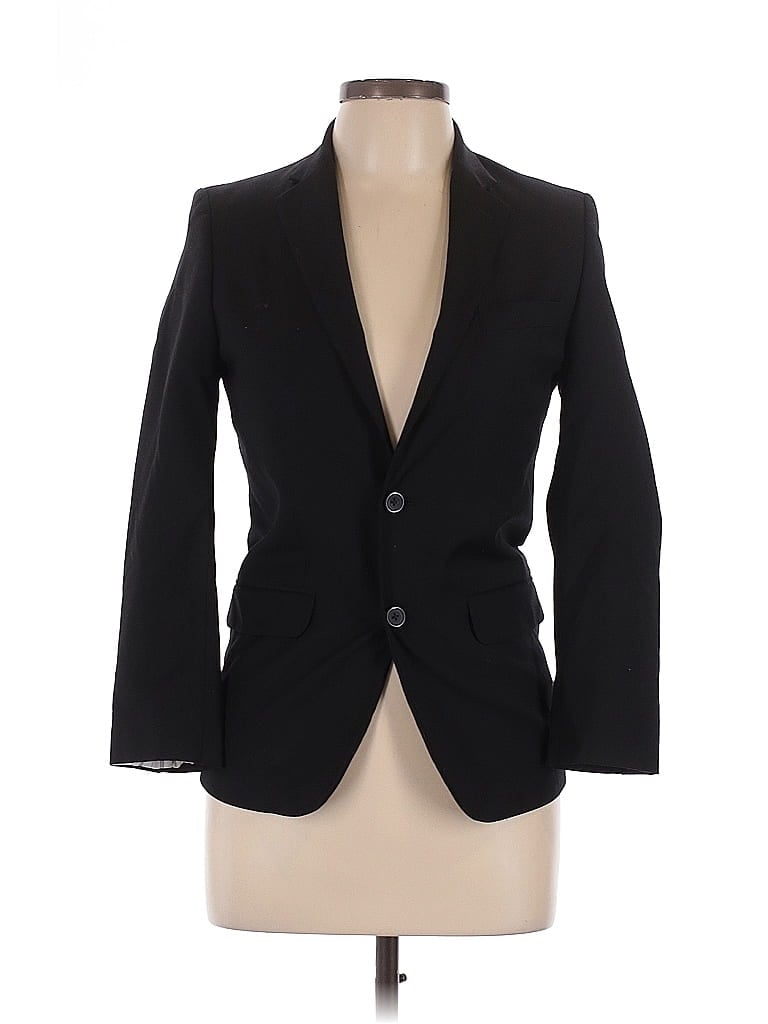 Pre-owned Unbranded Blazer Jacket In Black