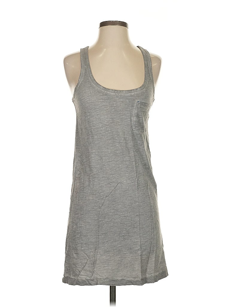 Pre-owned Hi-line Tank Top Gray Halter Neckline Tops
