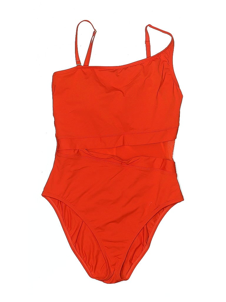 Pre-owned Bleu Rod Beattie One Piece Swimsuit In Orange