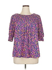 Terra & Sky 3/4 Sleeve Blouse