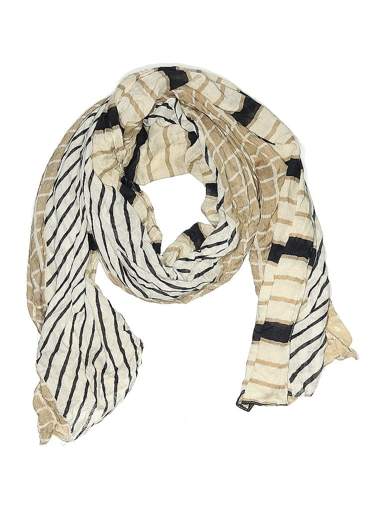 Assorted Brands Ivory Tan Scarf One size - photo 1