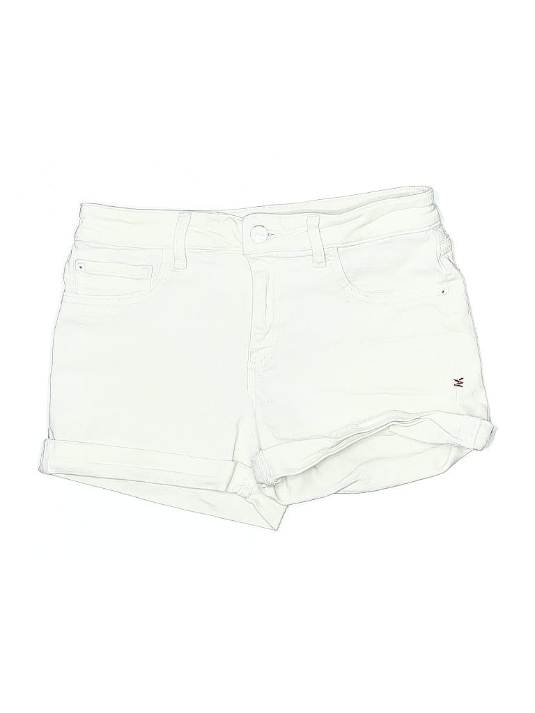 Click to view more detailed imagery on our partner's website Pre-owned Warp & Weft Kids' Denim Shorts In White