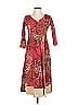 Assorted Brands Burgundy Casual Dress Size XS - photo 1