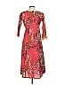 Assorted Brands Burgundy Casual Dress Size XS - photo 2