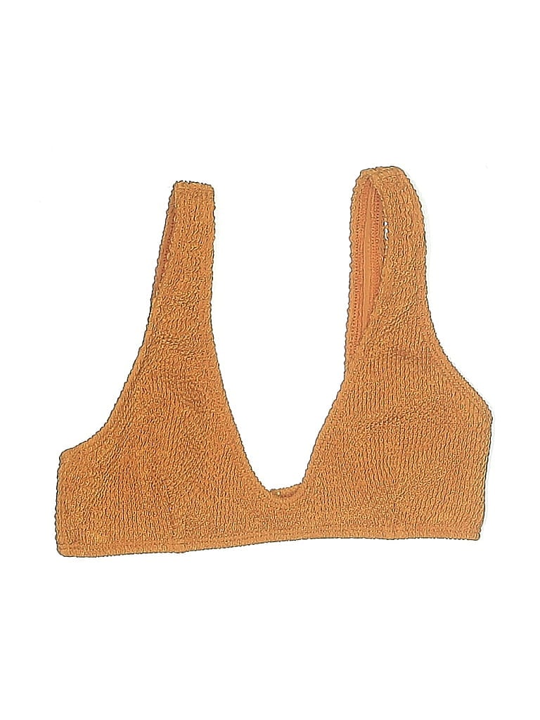 Pre-owned Unbranded Swimsuit Top Tan Swimwear In Brown