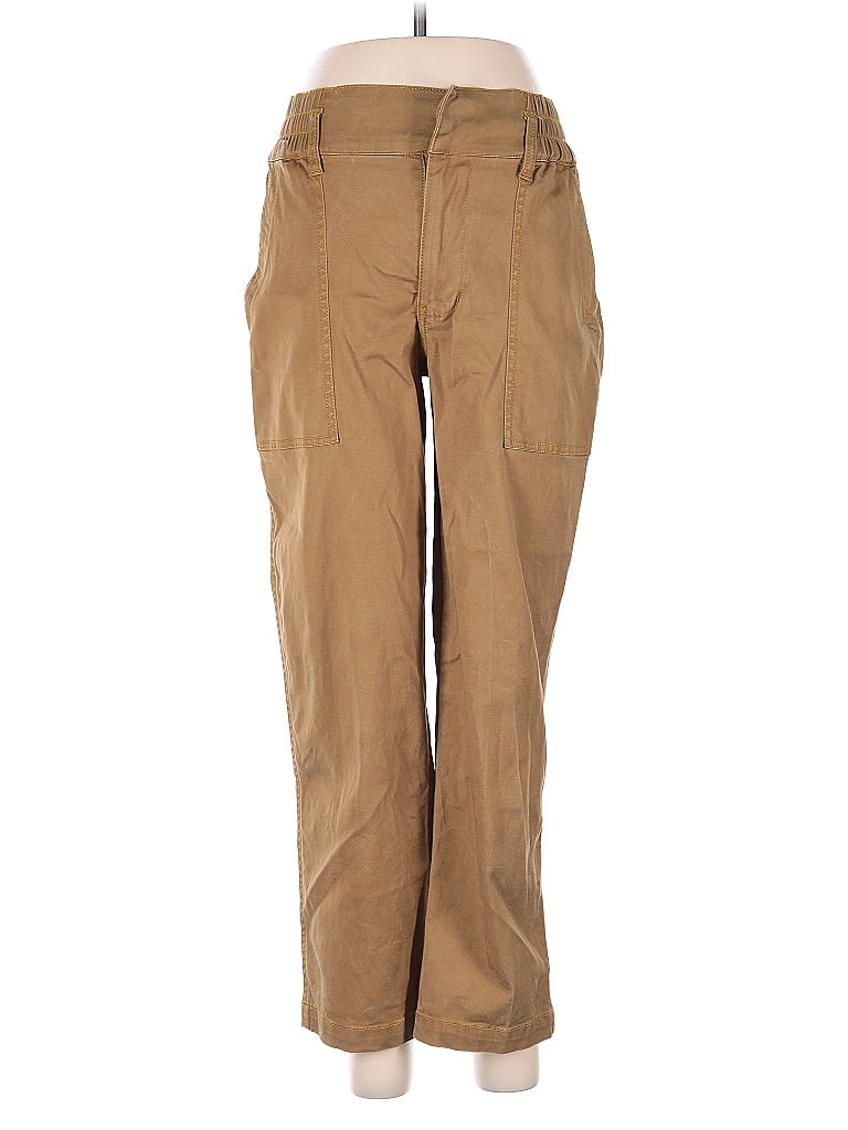 Westbound Solid Brown Tan Khakis Size 18 (Plus) - 46% off