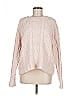 Pol 100% Polyester Pink Pullover Sweater Size M - photo 1