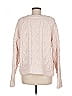 Pol 100% Polyester Pink Pullover Sweater Size M - photo 2