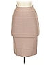 BCBGMAXAZRIA Solid Tan Formal Skirt Size S - photo 1