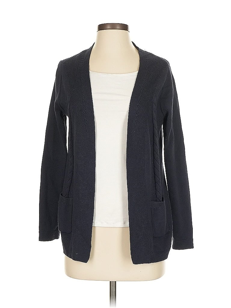 Pre-owned Talbots Outlet Cardigan Sweater In Blue