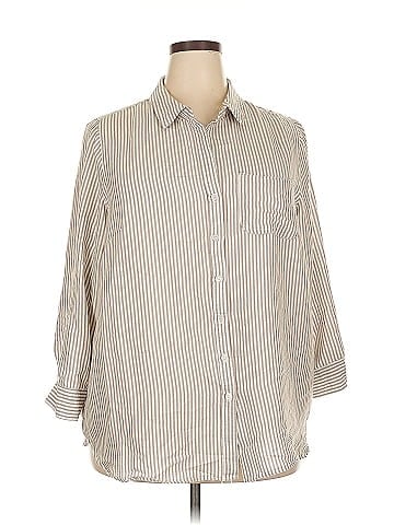Velvet Heart 3/4 Sleeve Button-Down Shirt (view 1)
