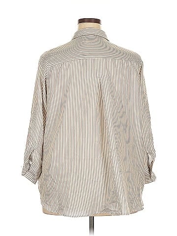 Velvet Heart 3/4 Sleeve Button-Down Shirt (view 2)