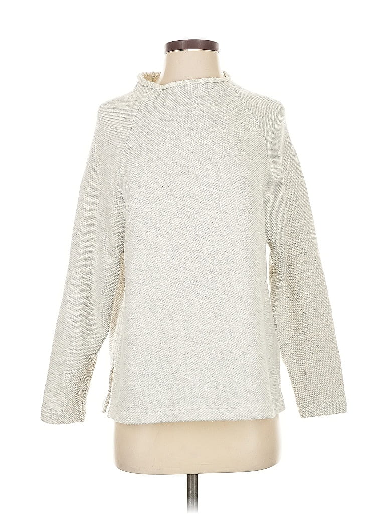 GAP Pre-owned Turtleneck Sweater In White