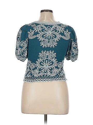 Solitaire Short Sleeve Blouse (view 2)