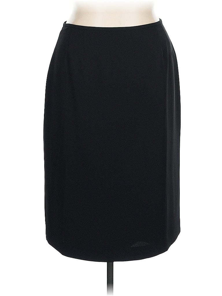 Pre-owned Kasper Casual Skirt In Black