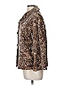Talbots 100% Cotton Animal Print Brown Coat Size 8 - photo 4