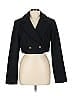 Free People Solid Black Wool Blazer Size L - photo 1