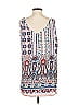 Fun2Fun 100% Polyester Blue White Sleeveless Blouse Size S - photo 2