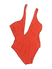 Solid & Striped One Piece Swimsuit