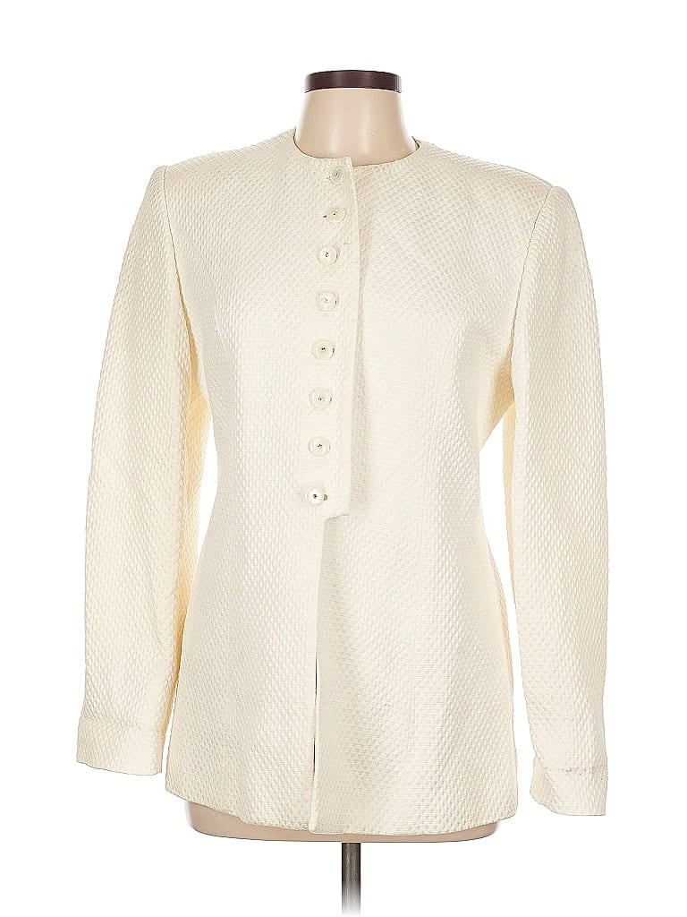 Pre-owned Carlisle Blazer Jacket In White