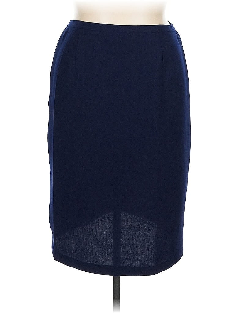 Pre-owned Perceptions Formal Skirt In Blue