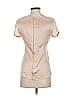 Giorgio Armani 100% Silk Metallic Tan Short Sleeve Silk Top Size EU 36 / US 6 - photo 3