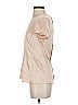 Giorgio Armani 100% Silk Metallic Tan Short Sleeve Silk Top Size EU 36 / US 6 - photo 5