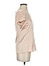 Giorgio Armani 100% Silk Metallic Tan Short Sleeve Silk Top Size EU 36 / US 6 - photo 4