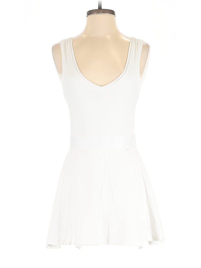 Pre-owned Atm Anthony Thomas Melillo Cocktail Dress In White