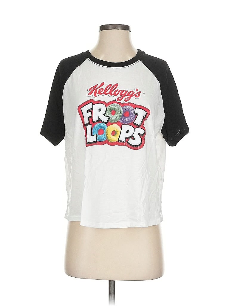 Pre-owned Assorted Brands Short Sleeve T-shirt In White