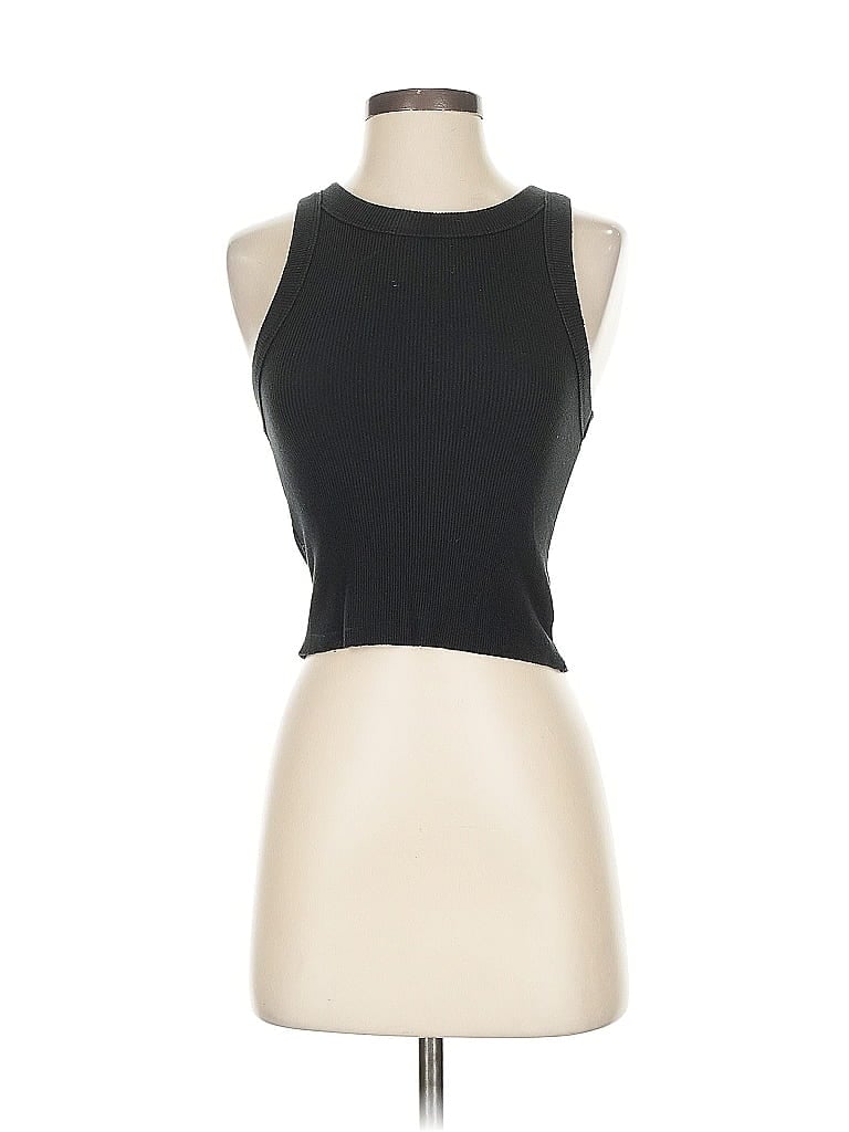Pre-owned Aerie Tank Top Black Strapless Neckline Tops