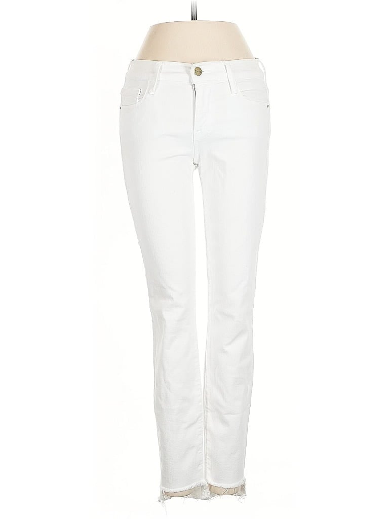 Pre-owned Frame Jeans In White