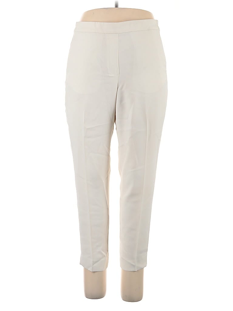 Pre-owned J.crew Factory Store Casual Pants In White