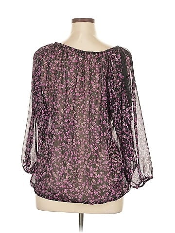 LC Lauren Conrad 3/4 Sleeve Blouse (view 2)