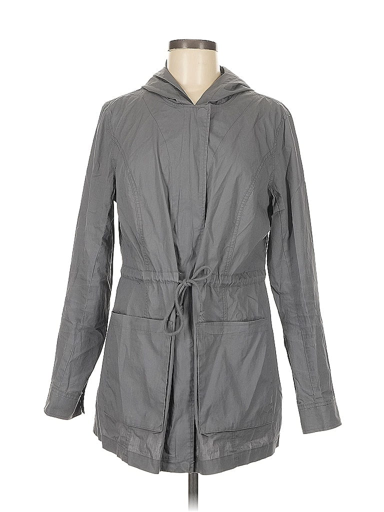 Pre-owned Soho Jeans New York & Company Raincoat In Gray