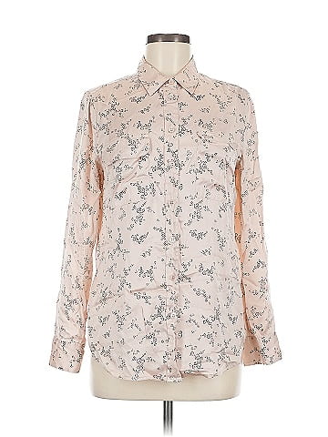 Equipment Long Sleeve Silk Top (view 1)