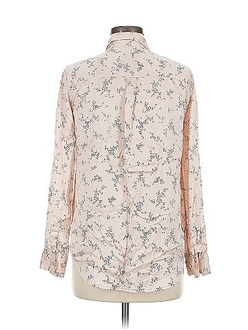 Equipment Long Sleeve Silk Top (view 2)