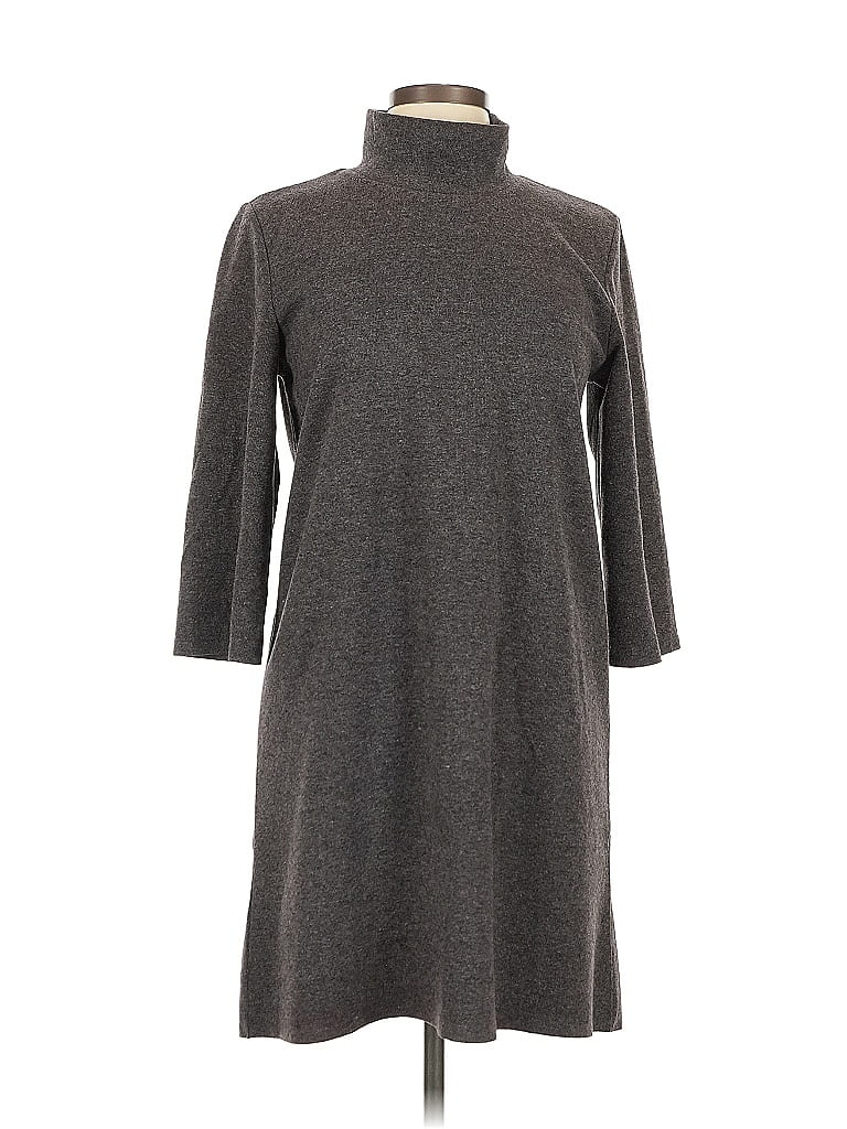 Pre-owned Zara Turtleneck Sweater In Gray