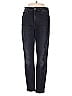 7 For All Mankind Chevron-herringbone Black Jeans Size 26 waist - photo 1