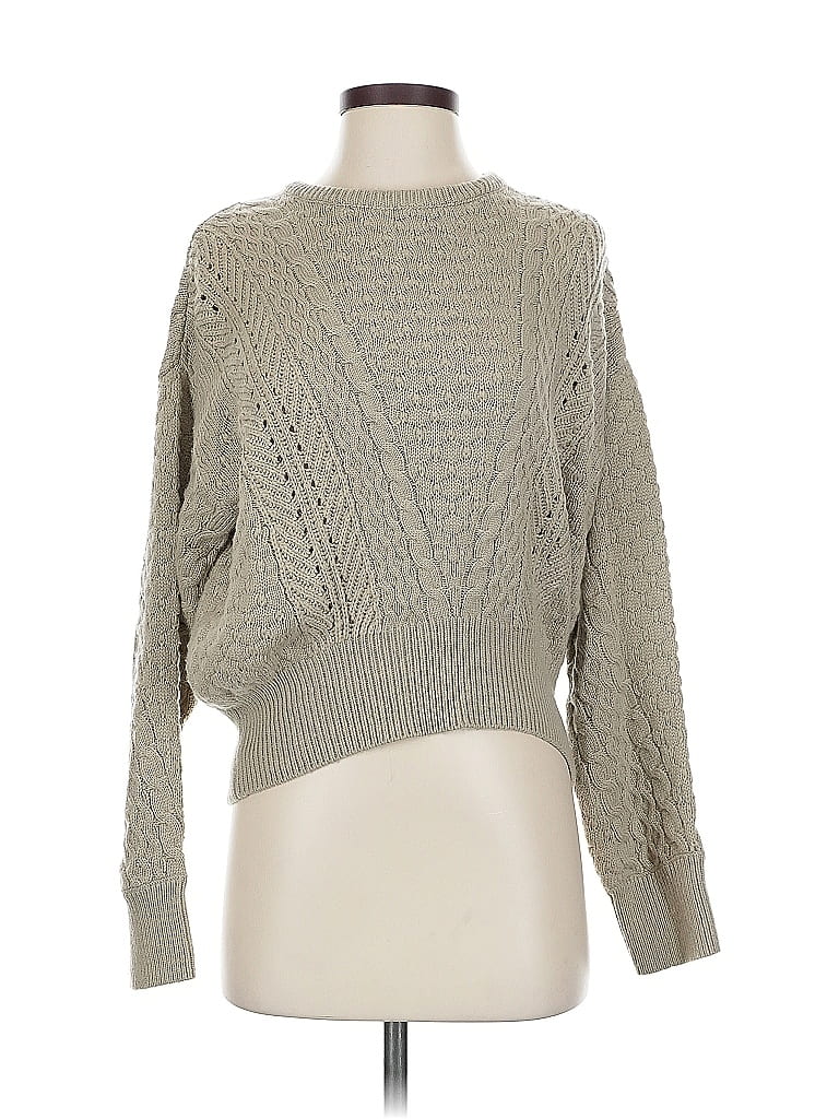 Pre-owned Guess Pullover Sweater In Gray