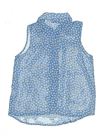 Aqua Sleeveless Blouse (view 2)