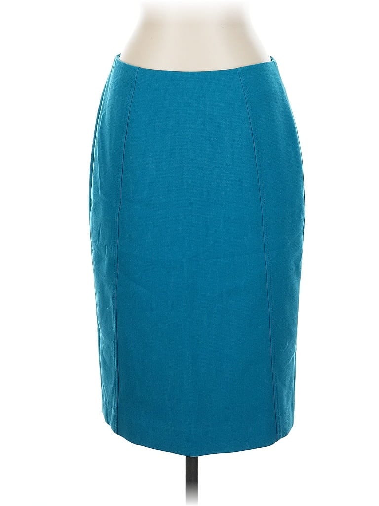 Pre-owned Halogen Formal Skirt In Blue