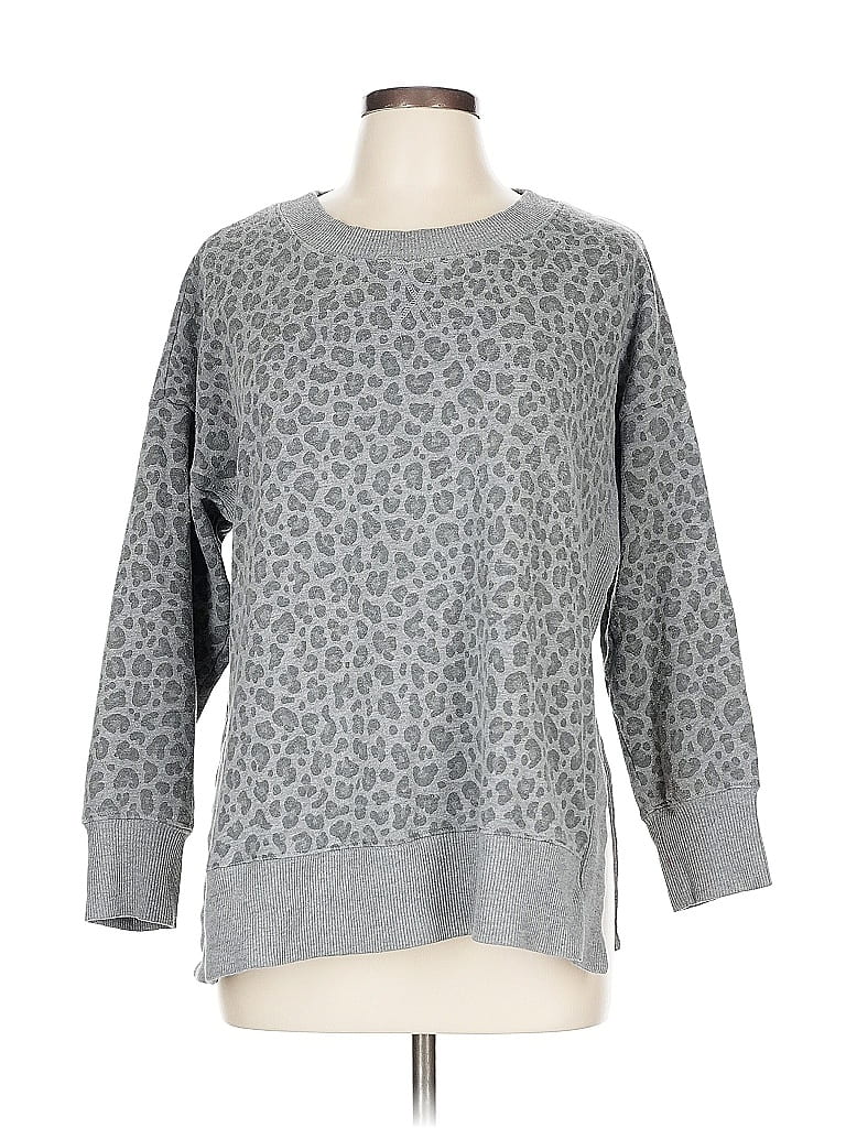 Pre-owned 90 Degree By Reflex Pullover Sweater In Gray