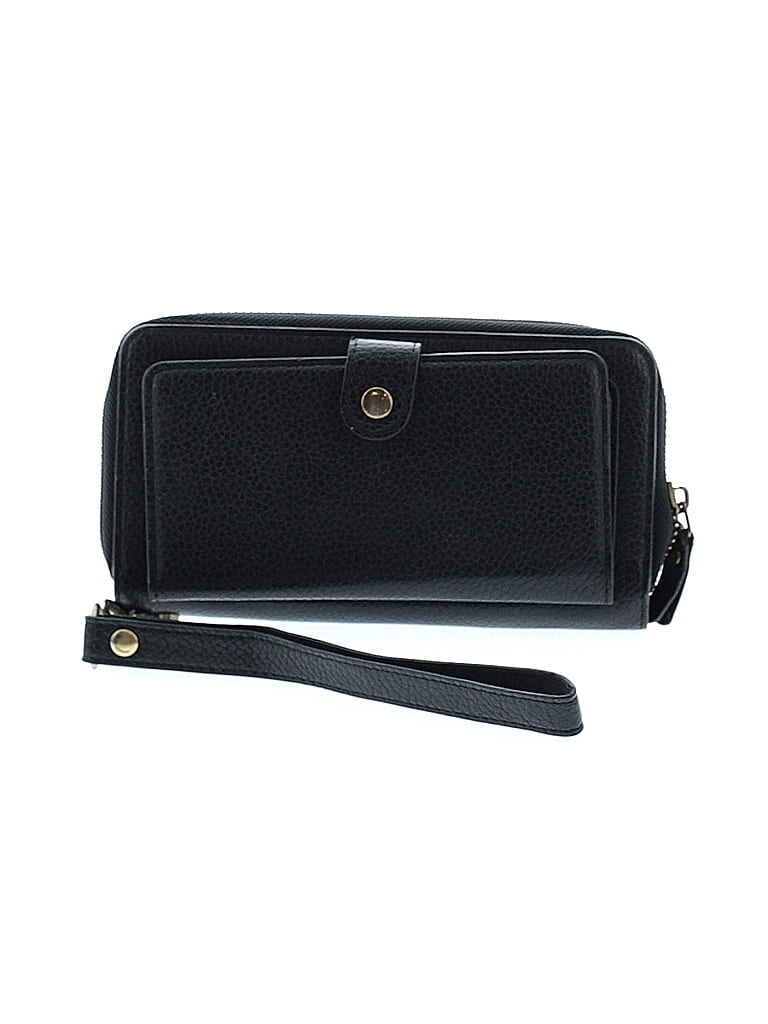 Pre-owned Unbranded Leather Wallet In Black