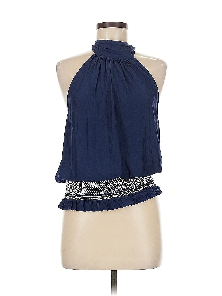 Pre-owned Ramy Brook Sleeveless Blouse In Blue