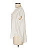 Calypso St. Barth 100% Polyester Ivory Short Sleeve Blouse Size M - photo 5