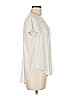 Calypso St. Barth 100% Polyester Ivory Short Sleeve Blouse Size M - photo 4