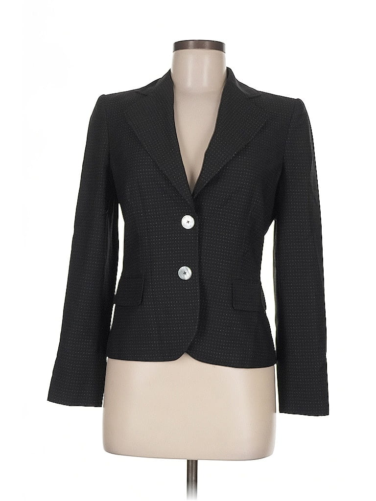 Pre-owned Les Copains Blazer Jacket In Black